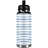 Blue and White Stripes YETI Rambler 36oz Bottle Skin