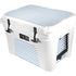 Blue and White Stripes YETI Tundra 35 Hard Cooler Skin