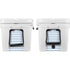 Blue and White Stripes YETI Tundra 35 Hard Cooler Skin