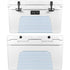 Blue and White Stripes YETI Tundra 45 Hard Cooler Skin