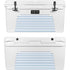 Blue and White Stripes YETI Tundra 65 Hard Cooler Skin