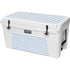 Blue and White Stripes YETI Tundra 75 Hard Cooler Skin