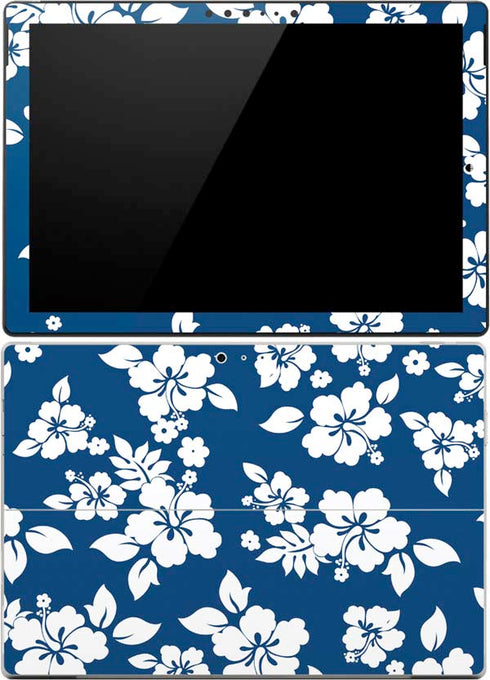 Blue and White Surface Pro 4 Skin