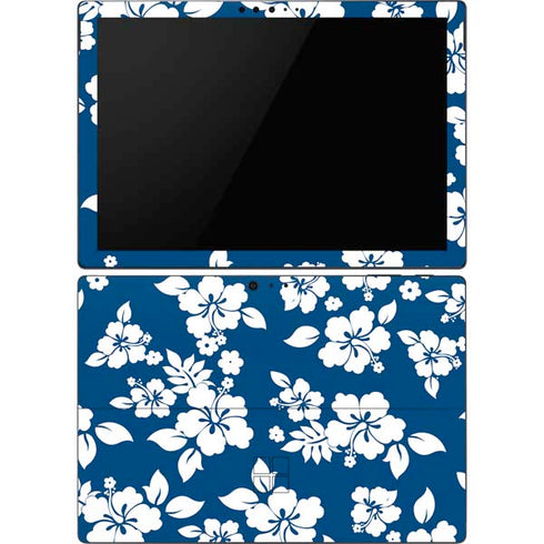 Blue and White Surface Pro 6 Skin