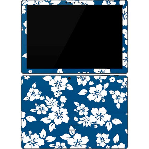 Blue and White Surface Pro 7 Skin