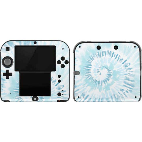 Blue and White Tie Dye Nintendo 2DS Skin