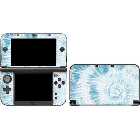 Blue and White Tie Dye 3DS XL 2015 Skin