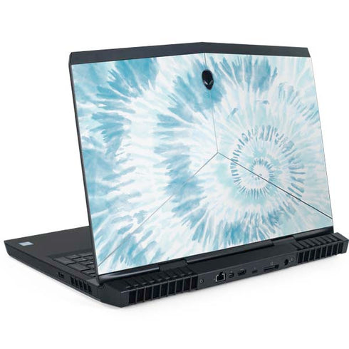 Blue and White Tie Dye Dell Alienware Skin