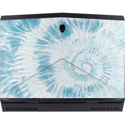 Blue and White Tie Dye Dell Alienware Skin