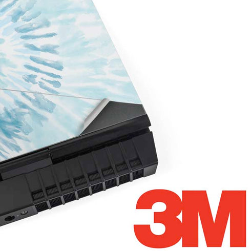 Blue and White Tie Dye Dell Alienware Skin
