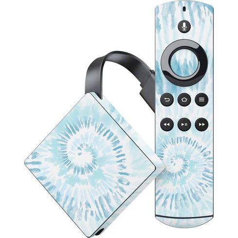 Blue and White Tie Dye Amazon Fire TV Skin