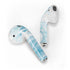 Blue and White Tie Dye Apple AirPods 2 Skin