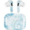 Blue and White Tie Dye Apple AirPods Pro Skin