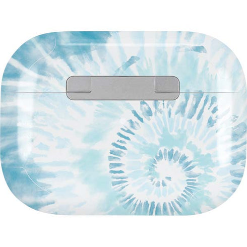 Blue and White Tie Dye Apple AirPods Pro Skin
