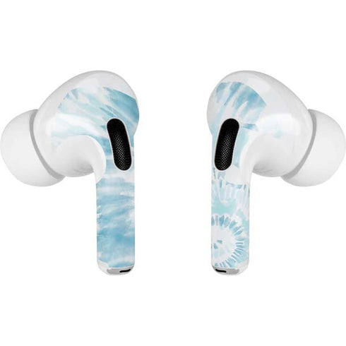 Blue and White Tie Dye Apple AirPods Pro Skin