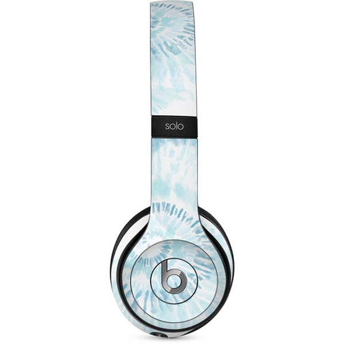Blue and White Tie Dye Beats Solo 2 Wired Skin