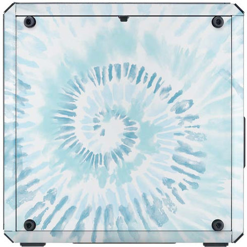 Blue and White Tie Dye Cooler Master MasterBox Q300L Mini Tower Skin