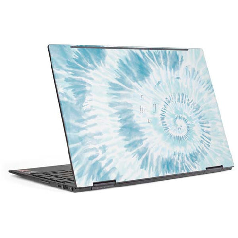 Blue and White Tie Dye HP Envy Skin