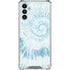 Blue and White Tie Dye Galaxy A13 5G Clear Case