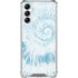 Blue and White Tie Dye Galaxy A14 5G Clear Case