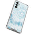Blue and White Tie Dye Galaxy A14 5G Clear Case