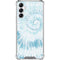 Blue and White Tie Dye Galaxy A15 5G Clear Case