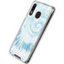 Blue and White Tie Dye Galaxy A30 Clear Case