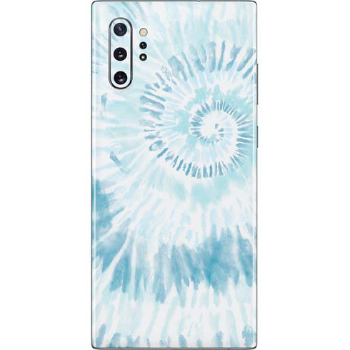 Blue and White Tie Dye Galaxy Note 10 Plus Skin