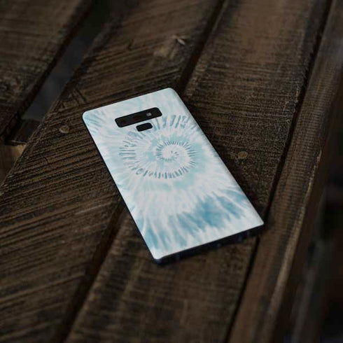 Blue and White Tie Dye Galaxy Note 9 Skin