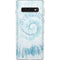 Blue and White Tie Dye Galaxy S10 Skin