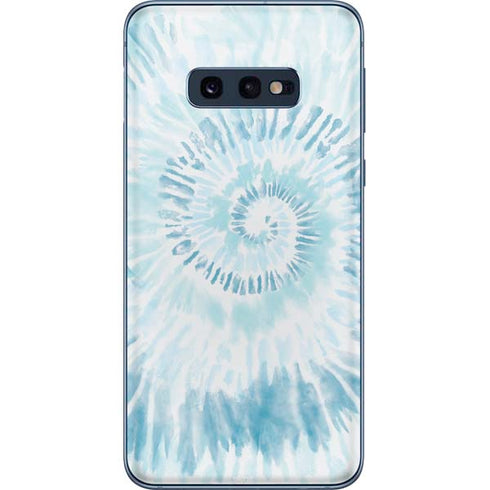 Blue and White Tie Dye Galaxy S10e Skin