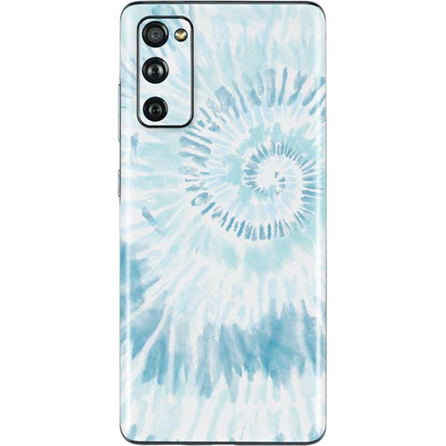 Blue and White Tie Dye Galaxy S20 Fan Edition Skin