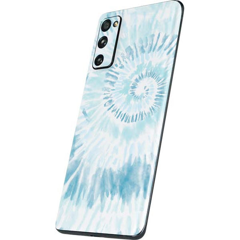 Blue and White Tie Dye Galaxy S20 Fan Edition Skin