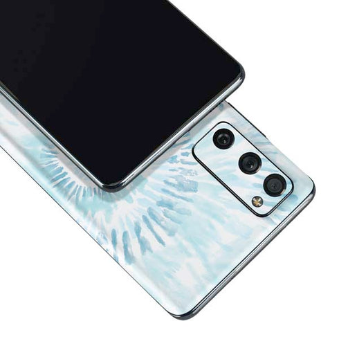 Blue and White Tie Dye Galaxy S20 Fan Edition Skin