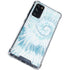 Blue and White Tie Dye Galaxy S20 FE Clear Case