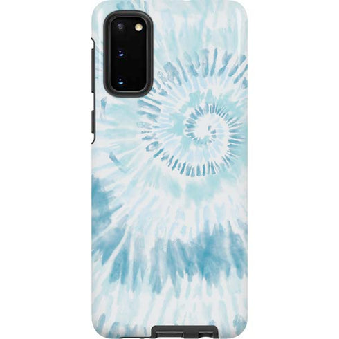 Blue and White Tie Dye Galaxy S20 Pro Case