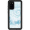 Blue and White Tie Dye Galaxy S20 Waterproof Case