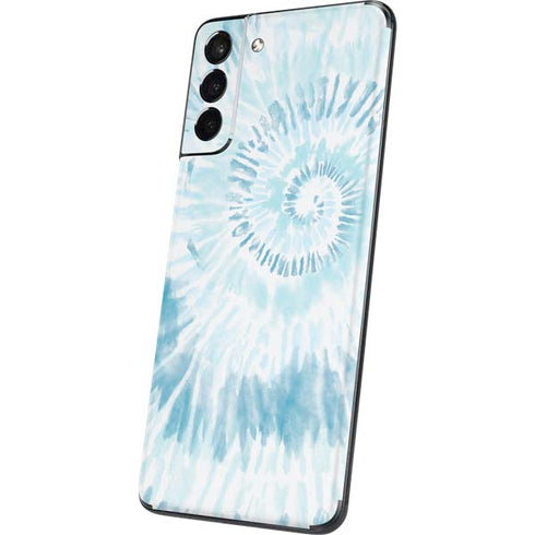 Blue and White Tie Dye Galaxy S21 5G Skin