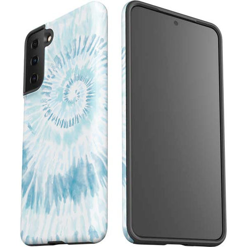 Blue and White Tie Dye Galaxy S21 FE Pro Case