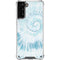 Blue and White Tie Dye Galaxy S21 Plus 5G Clear Case