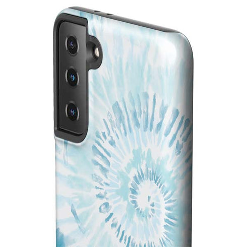 Blue and White Tie Dye Galaxy S21 Plus 5G Pro Case