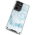 Blue and White Tie Dye Galaxy S21 Ultra 5G Clear Case