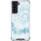 Blue and White Tie Dye Galaxy S22 Clear Case