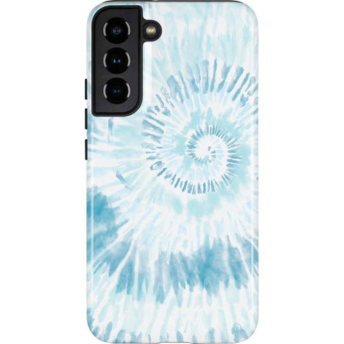 Blue and White Tie Dye Galaxy S22 Plus Pro Case