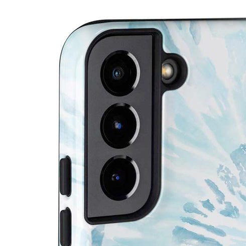 Blue and White Tie Dye Galaxy S22 Plus Pro Case