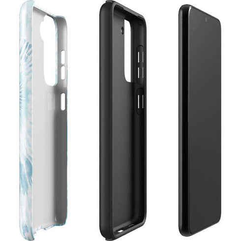 Blue and White Tie Dye Galaxy S22 Plus Pro Case