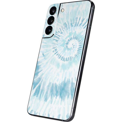 Blue and White Tie Dye Galaxy S22 Plus Skin