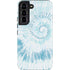 Blue and White Tie Dye Galaxy S22 Pro Case