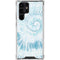 Blue and White Tie Dye Galaxy S22 Ultra Clear Case