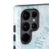 Blue and White Tie Dye Galaxy S22 Ultra Pro Case